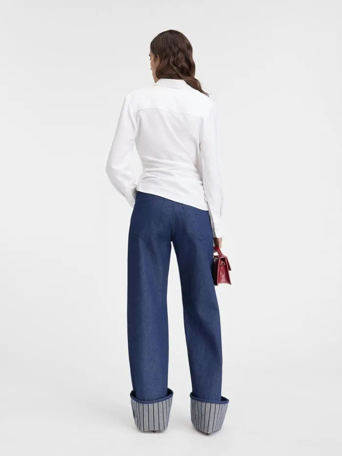 Women Tops and Shirts JACQUEMUS The Bahia Shirt White