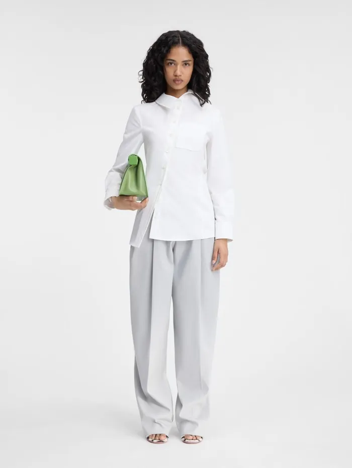 Women Tops and Shirts JACQUEMUS The Pablo Shirt White