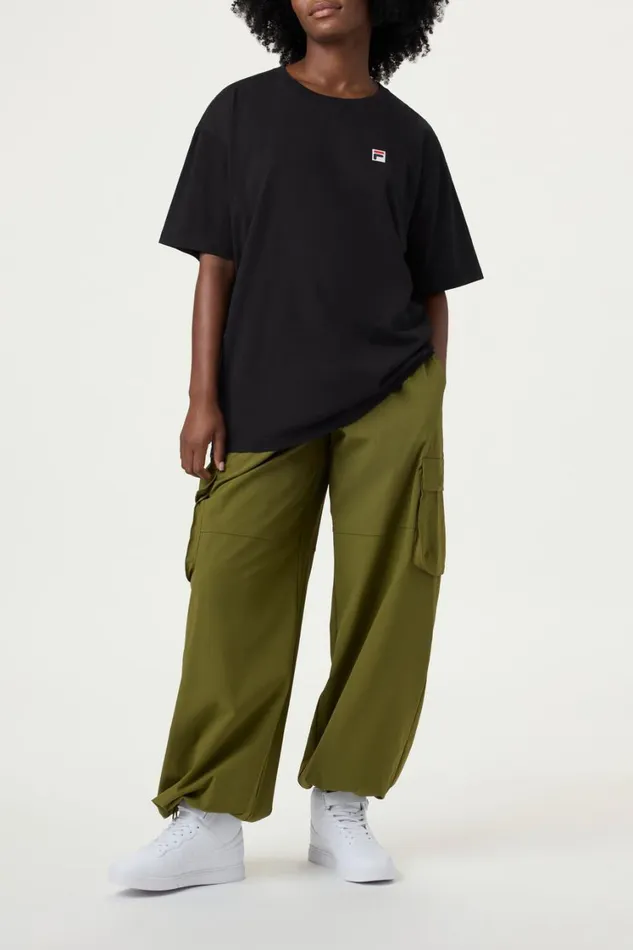 Women Tops and TShirts Fila Classic Relaxed Tee 001 Black Women Tops and TShirts Fila Classic Relaxed Tee 001 Black