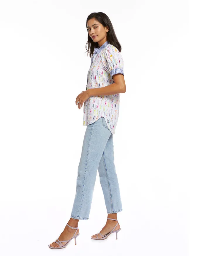 Women Tops Robert Graham ANGIE SHIRT White