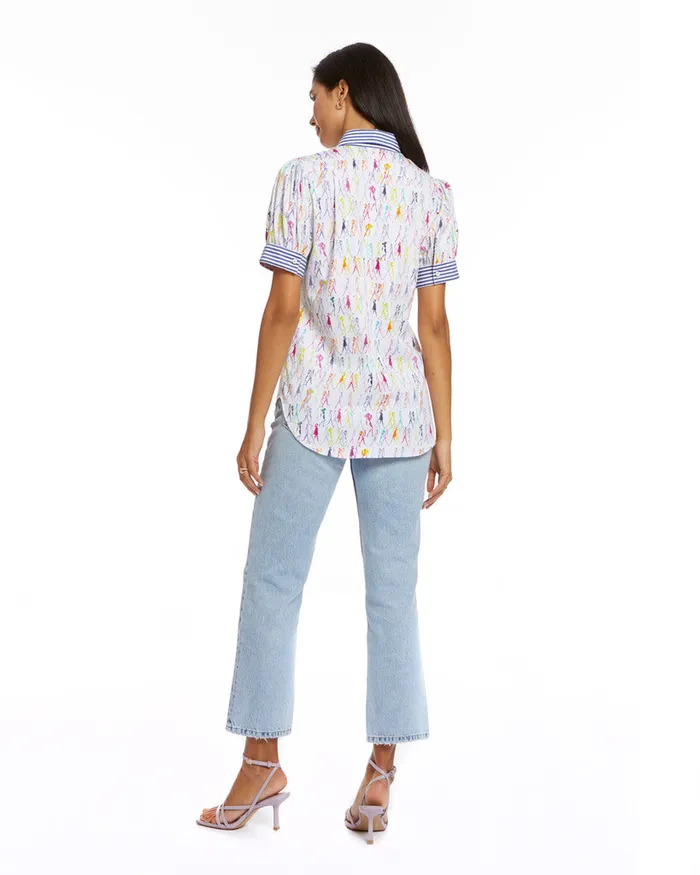 Women Tops Robert Graham ANGIE SHIRT White