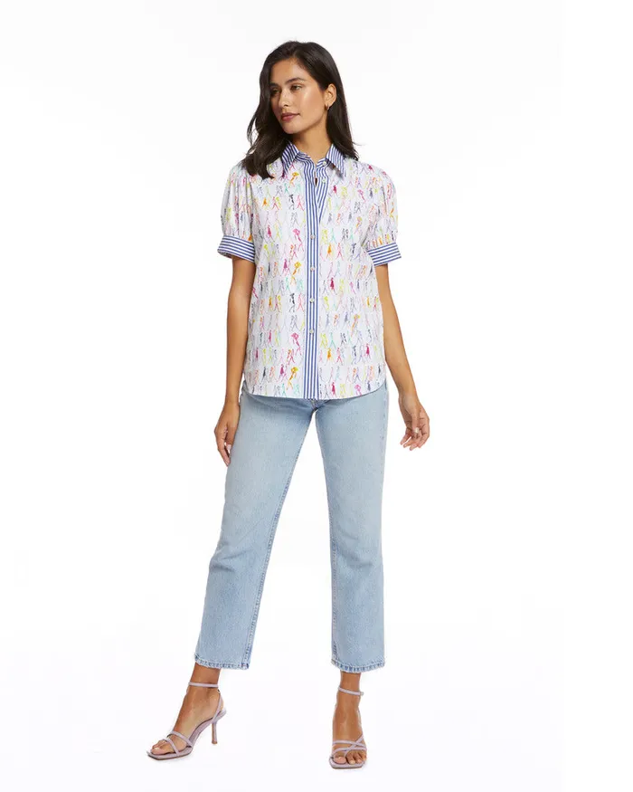 Women Tops Robert Graham ANGIE SHIRT White