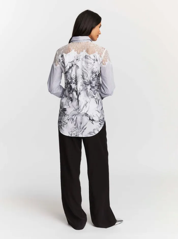 Women Tops Robert Graham CARRIE SHIRT White