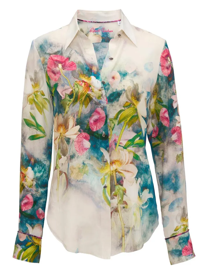 Women Tops Robert Graham GABRIELA LONG SLEEVE SHIRT Multi