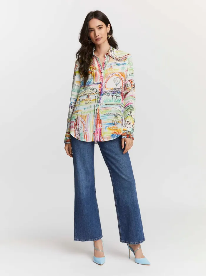 Women Tops Robert Graham GABRIELA SHIRT Multi