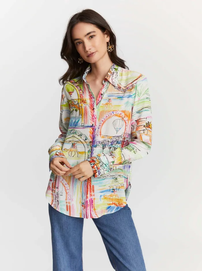 Women Tops Robert Graham GABRIELA SHIRT Multi