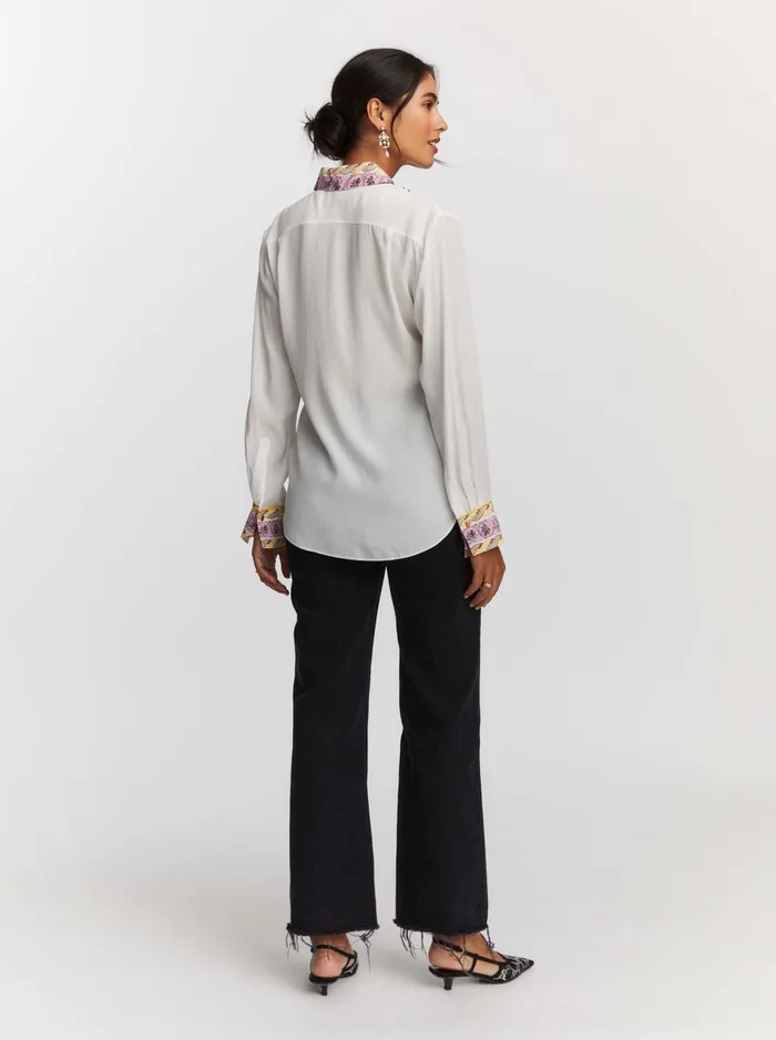 Women Tops Robert Graham GABRIELA SHIRT White
