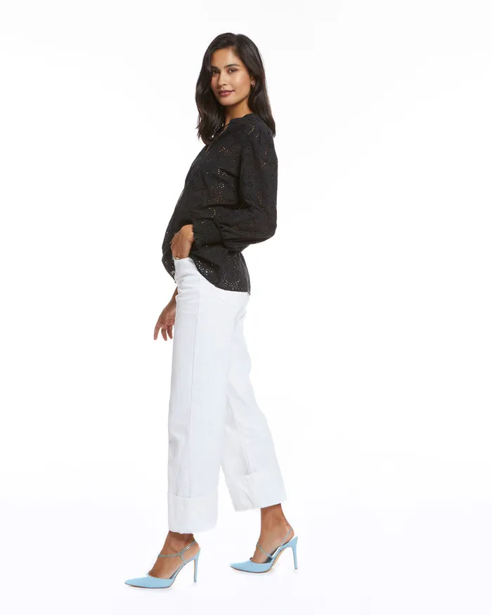 Women Tops Robert Graham JORDYN BLOUSE Black