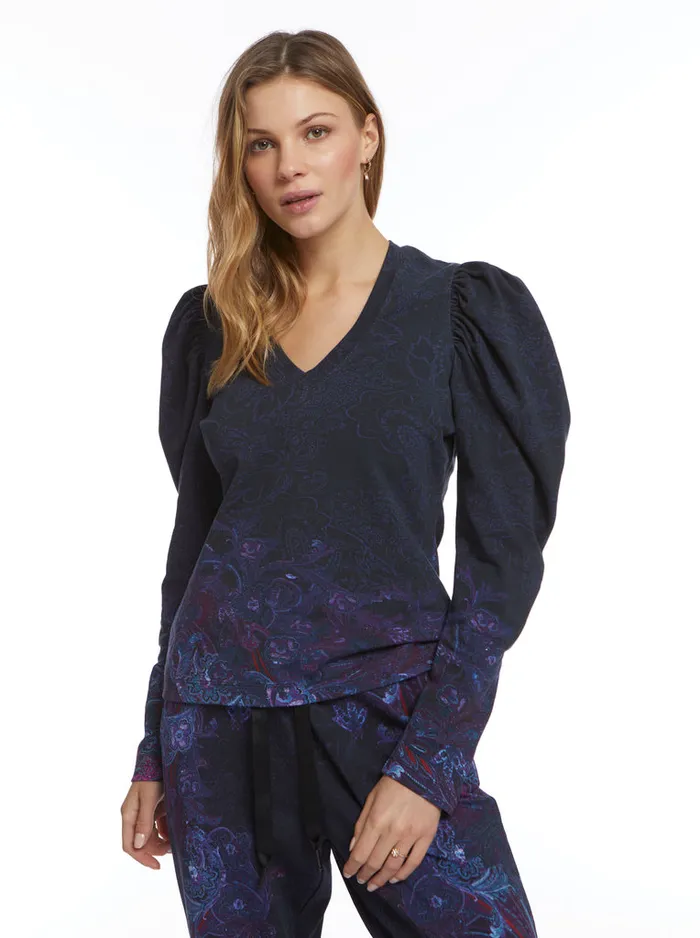 Women Tops Robert Graham KIERA KNIT Black