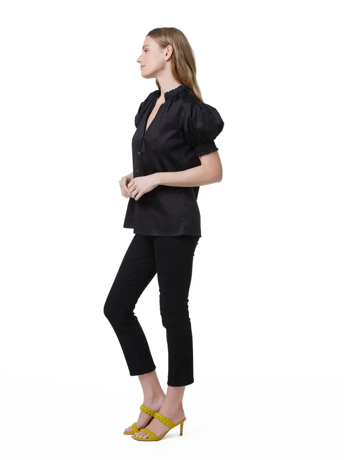 Women Tops Robert Graham MILA BLOUSE Black