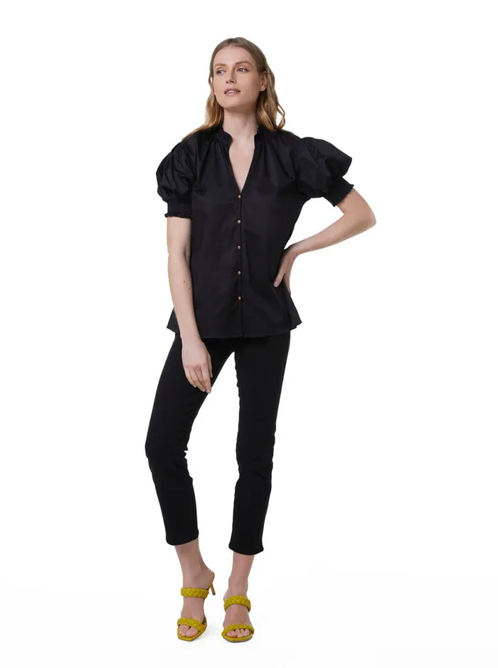 Women Tops Robert Graham MILA BLOUSE Black
