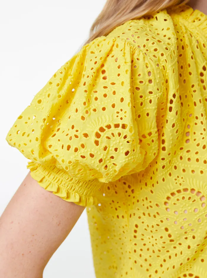 Women Tops Robert Graham MILA BLOUSE Yellow