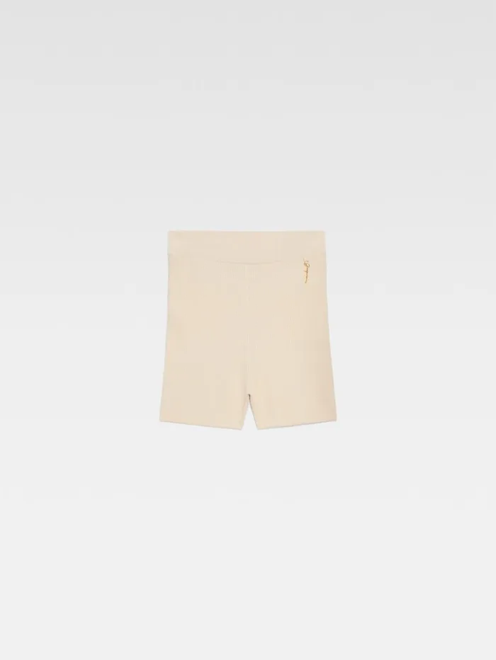 Women Trousers and Shorts JACQUEMUS The Pral Shorts Light Beige