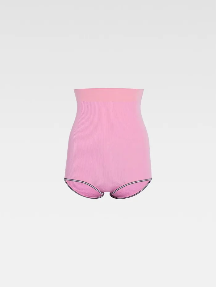 Women Trousers and Shorts JACQUEMUS The Spiaggia Knit Shorts Multipink Women Trousers and Shorts JACQUEMUS The Spiaggia Knit Shorts Multipink