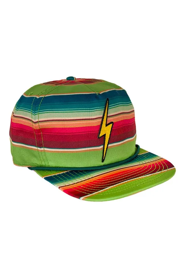 Women Trucker Hats Aviator Nation VINTAGE BOLT TWILL LOWRISE TULUM TRUCKER HAT 8211 JUNGLE GREEN