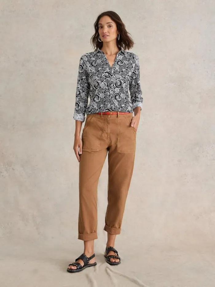 Women Twister Chino Mid Tan White Stuff Trousers