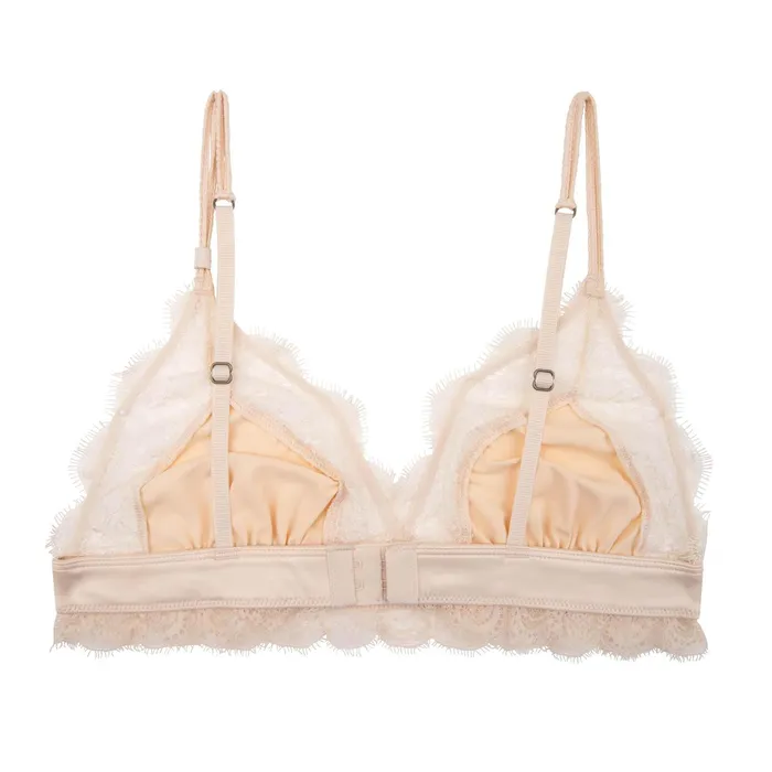 Women Unpadded Bralettes Love Stories Love Lace Bralette Off White