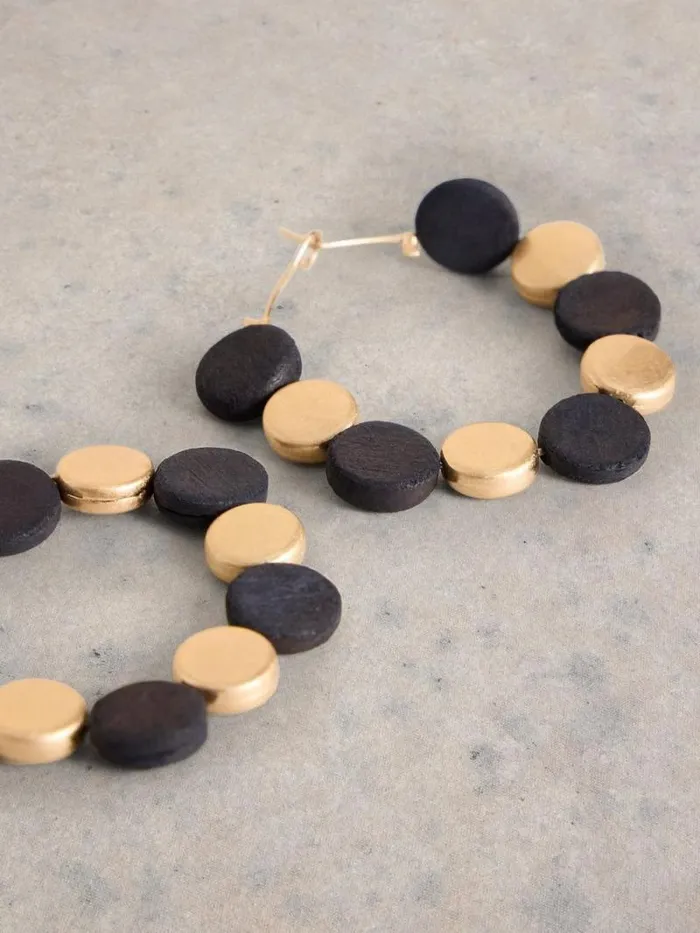 Women VERA CLUSTER EARRING Black Multi White Stuff Jewellery