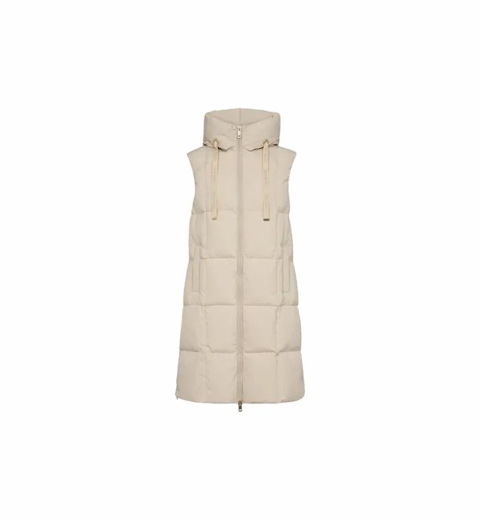 Women Waistcoats MOS MOSH MMNova Square Down Waistcoat Feather Gray