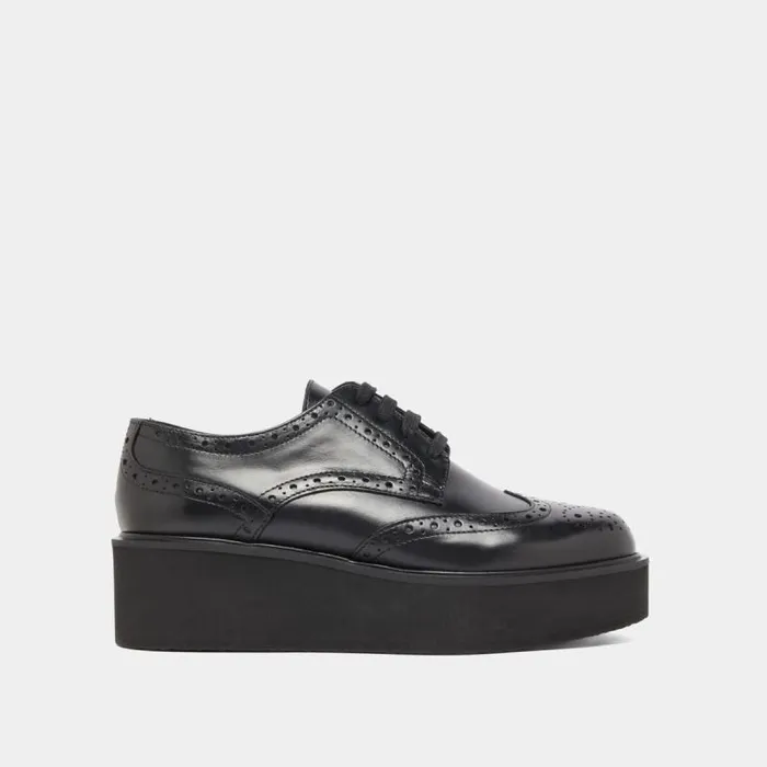 Women Wedge Derbies Black JONAK Derbies Oxfords