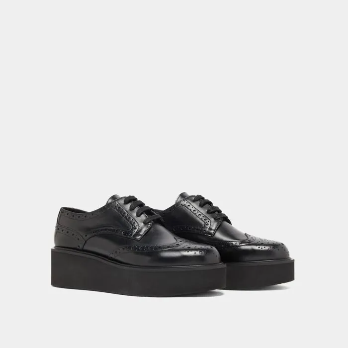 Women Wedge Derbies Black JONAK Derbies Oxfords