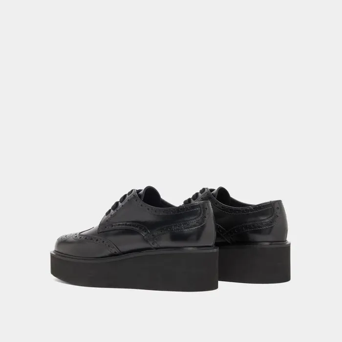 Women Wedge Derbies Black JONAK Derbies Oxfords