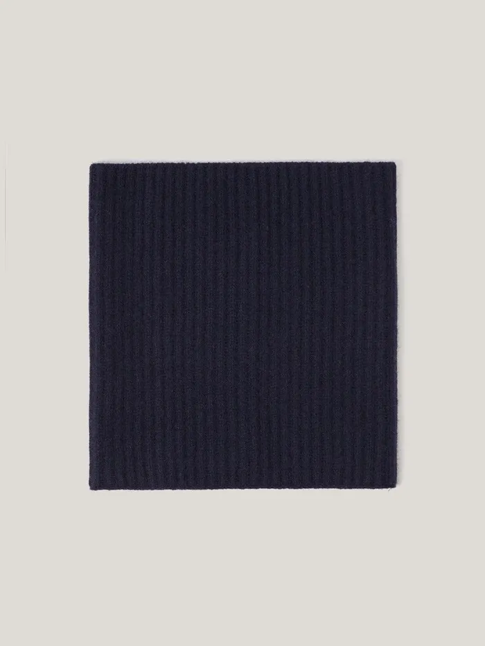 Women Wool Cashmere Blend Snood Navy Jigsaw Knitwear and Cashmere