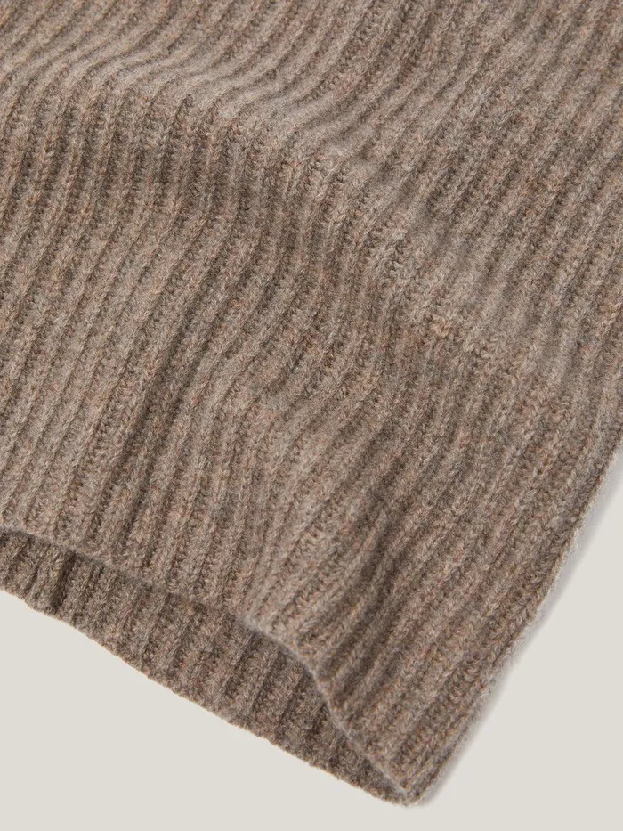Women Wool Cashmere Blend Snood Oatmeal Jigsaw Ponchos and Scarves